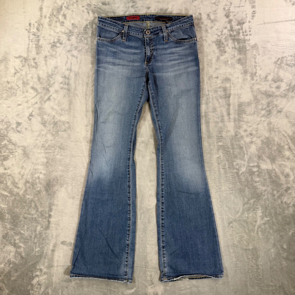 AG Adriano Goldschmied The Legend Flare Jeans Women's Size 28R Blue Denim Pants